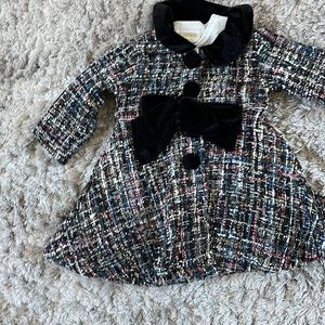 Blueberi Boulevard 2pc Tweed Coat & Dress Set